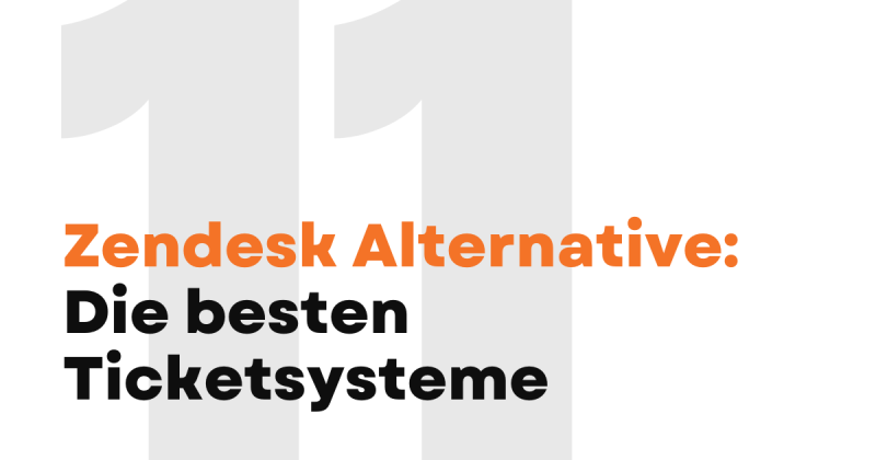 Zendesk Alternative